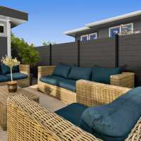5.5" x 72" x .75" Tongue & Groove Composite Fence Board Top Piece by OUTDECO