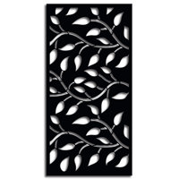 Galvanized Powder Coated Steel Leaf Decorative Panel by OUTDECO
