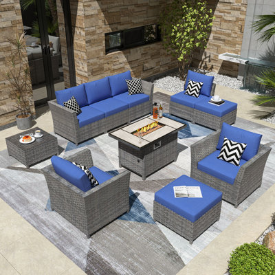 Cassville Outdoor Seating Group with Cushions by OVIOS