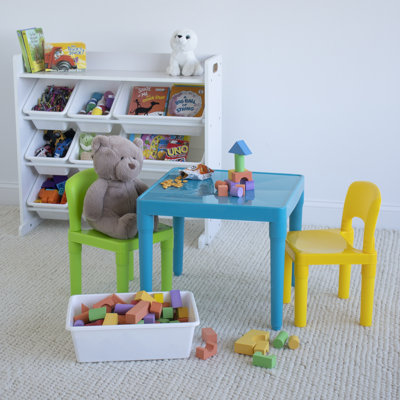 Kopec Kids 3 Piece Play Table and Chair Set by Zoomie Kids