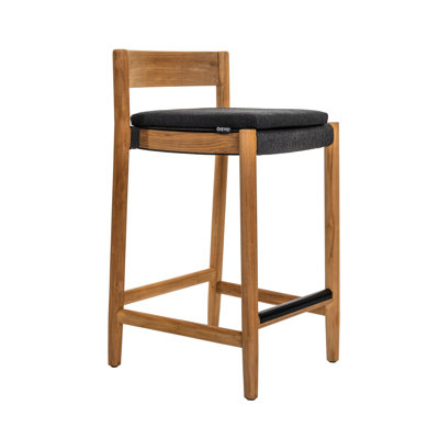 Copenhagen Teak Patio Bar Stool by OASIQ