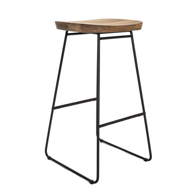 Bryggen Teak Patio Bar Stool by OASIQ