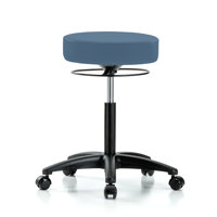 PERCH Stella Height Adjustable Stool | Medium Bench Height 21-28.5" by Perch Chairs & Stools