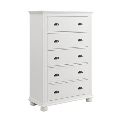 Picket House Furnishings Conaughey 5-Drawer Chest in White by Picket House Furnishings