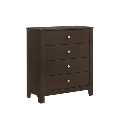 Picket House Furnishings Santino 4-Drawer Chest in Espresso by Picket House Furnishings