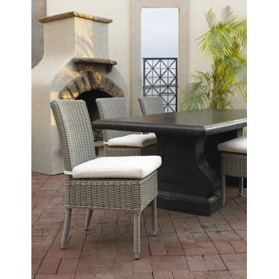 Outdoor Cottage Patio Dining Chair with Cushion by Padmas Plantation