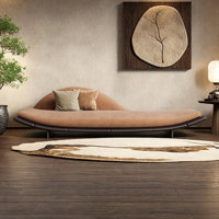 Retro Living Room Solid Wood Indoor Chaise Lounges by PPEDKS
