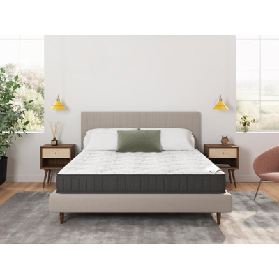 Ottomanson Ottopedic 9" Firm Hybrid Mattress Airflow, Made in NJ, Edge to Edge Pocket Coil, Bed in A Box,Ottopedic by Alwyn Home