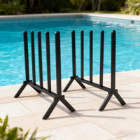 Outdoor Metal Float Holder, Pool Float Storage Rack, Pool Float Caddy (Set Of 2) by Peak Home Furnishings