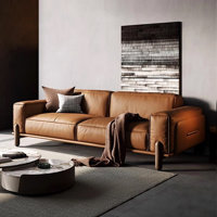 Genuine Leather Standard sofa cushion couch