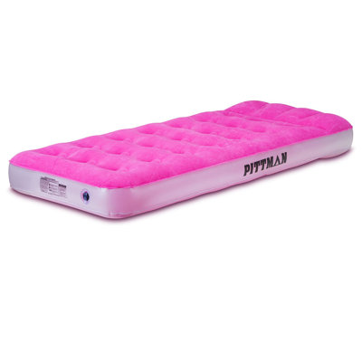 Pittman Outdoors - Kids Air Mattress - Deluxe Blow up Twin Air Mattress for Kids - Inflatable Mattress Includes Electric Pump, Patch Kit & Color Match by Pittman Outdoors