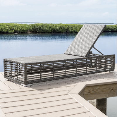 Graphite Chaise Lounge by Panama Jack Outdoor