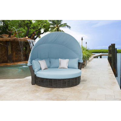Westerman 73" Wide Outdoor Patio Daybed with Cushions
