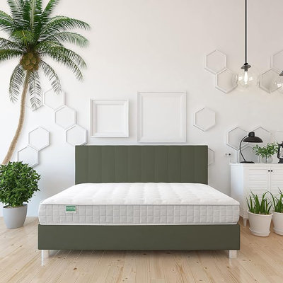 Cambay Mattress - Organic Coconut Coir Extra Firm 1Layered Comfortable Sleep Bed Dust Free by Palmpring Organic Mattress