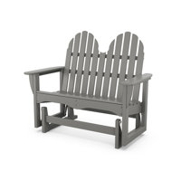 POLYWOOD Classic Adirondack 48" Glider by POLYWOOD