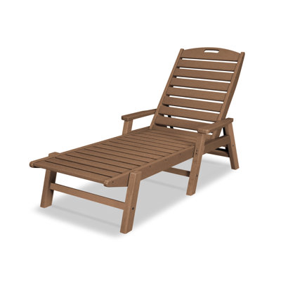POLYWOOD Lakeside Chaise with Arms by POLYWOOD