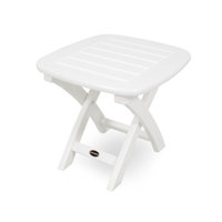 POLYWOOD Nautical 21" x 18" Side Table by POLYWOOD