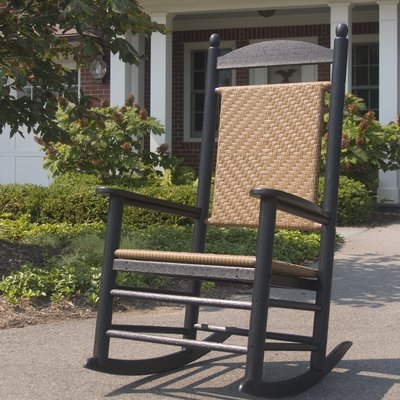 POLYWOOD Jefferson Woven Rocking Chair by POLYWOOD