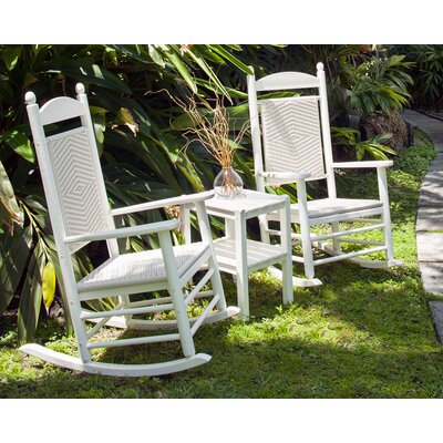 POLYWOOD Jefferson Woven Rocking Chair by POLYWOOD