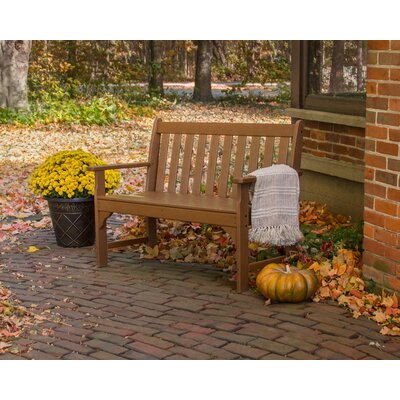 POLYWOOD Vineyard Patio Bench by POLYWOOD