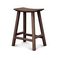POLYWOOD Traditional Garden Patio Bar Stool