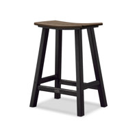 POLYWOOD Contempo 24" Saddle Counter Stool by POLYWOOD