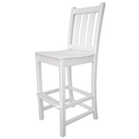 Lakeside POLYWOOD Traditional Garden Bar Side Chair by POLYWOOD