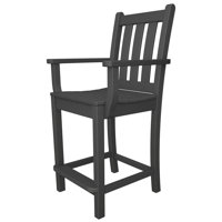 Lakeside POLYWOOD Traditional Garden Counter Arm Chair