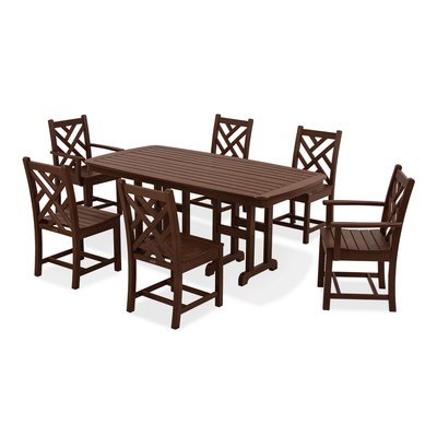 POLYWOOD Chippendale 7-Piece Dining Set