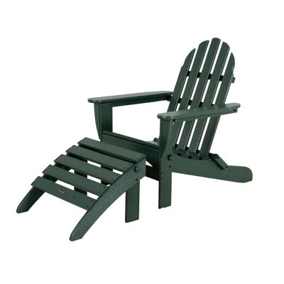 POLYWOOD Classic Adirondack 2-Piece Set by POLYWOOD