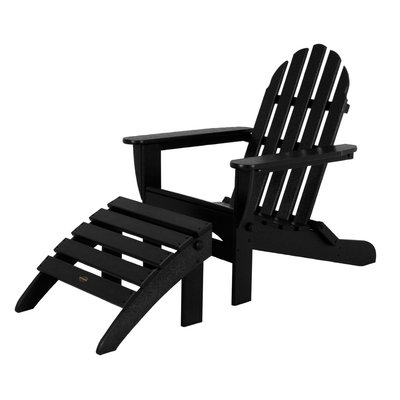 POLYWOOD Classic Adirondack 2-Piece Set by POLYWOOD
