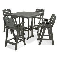 POLYWOOD Nautical 5-Piece Bar Set by POLYWOOD