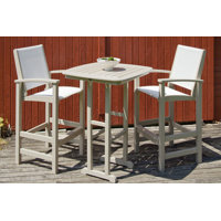 POLYWOOD Coastal 3-Piece Bar Set by POLYWOOD