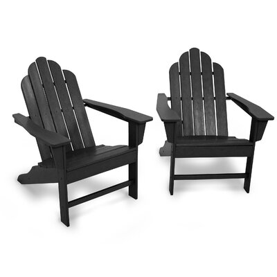 POLYWOOD Long Island Adirondack Set