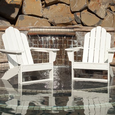 POLYWOOD Long Island Adirondack Set by POLYWOOD