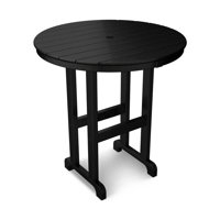 POLYWOOD Round Farmhouse Counter Table by POLYWOOD