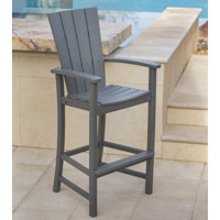 POLYWOOD Quattro Adirondack Bar Chair by POLYWOOD