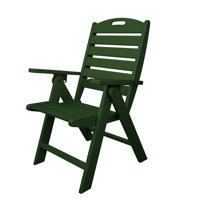 POLYWOOD Nautical Folding Highback Chair by POLYWOOD