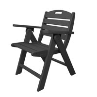 POLYWOOD Nautical Folding Lowback Chair by POLYWOOD