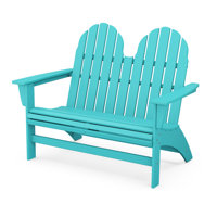 POLYWOOD Vineyard 48" Adirondack Bench by POLYWOOD