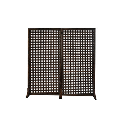 6 ft. H x 3 ft. W Wood Privacy Screen by Porpora