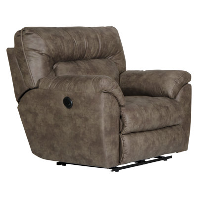 Upholstered Power Recliner with USB Charging Port