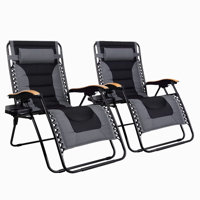 Talecia Reclining Zero Gravity Chair with Cushion by Arlmont & Co.