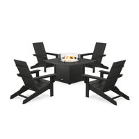 POLYWOOD x ALLModern Foldable Outdoor Adirondack Chair With Table by AllModern