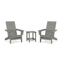 POLYWOOD x ALLModern Outdoor Adirondack Chair With Table by AllModern