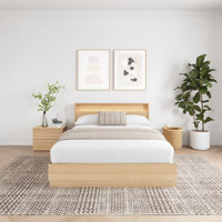 Dechant Queen Size 3 Piece Bedroom Set with Integrated Lighting by Orren Ellis