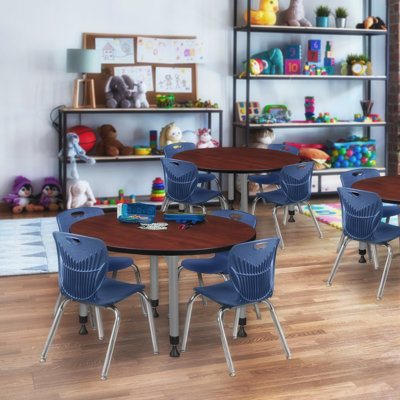 Kee Round Breakroom Table and 12" Chair Set by Regency