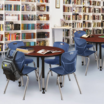 Kee Mobile Round Breakroom Table and Chair Set by Regency