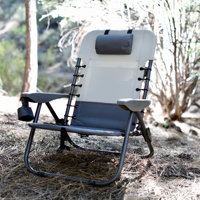 Roped Removable Backpack Chair in Slate and Putty by Rio Brands