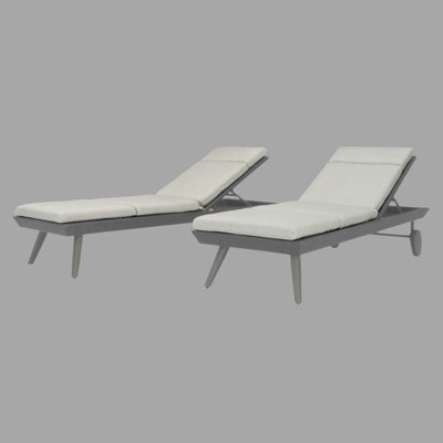 Ehrenfried 81" Long Reclining Slat Seat by George Oliver